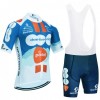 Set Fietsshirt + Korte Koersbroek 2024 Team DSM Blauw